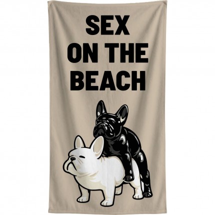 Serviettes de plage Sex on the Beach 90x170cm set de 2 Kare Design