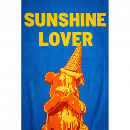Serviettes de plage Sunshine Lover 90x170cm set de 2 Kare Design