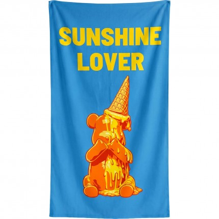 Serviettes de plage Sunshine Lover 90x170cm set de 2 Kare Design