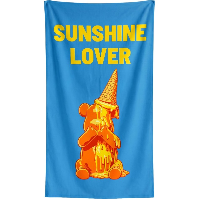 Beach Towel Sunshine Lover 90x170cm (2/Set) Kare Design