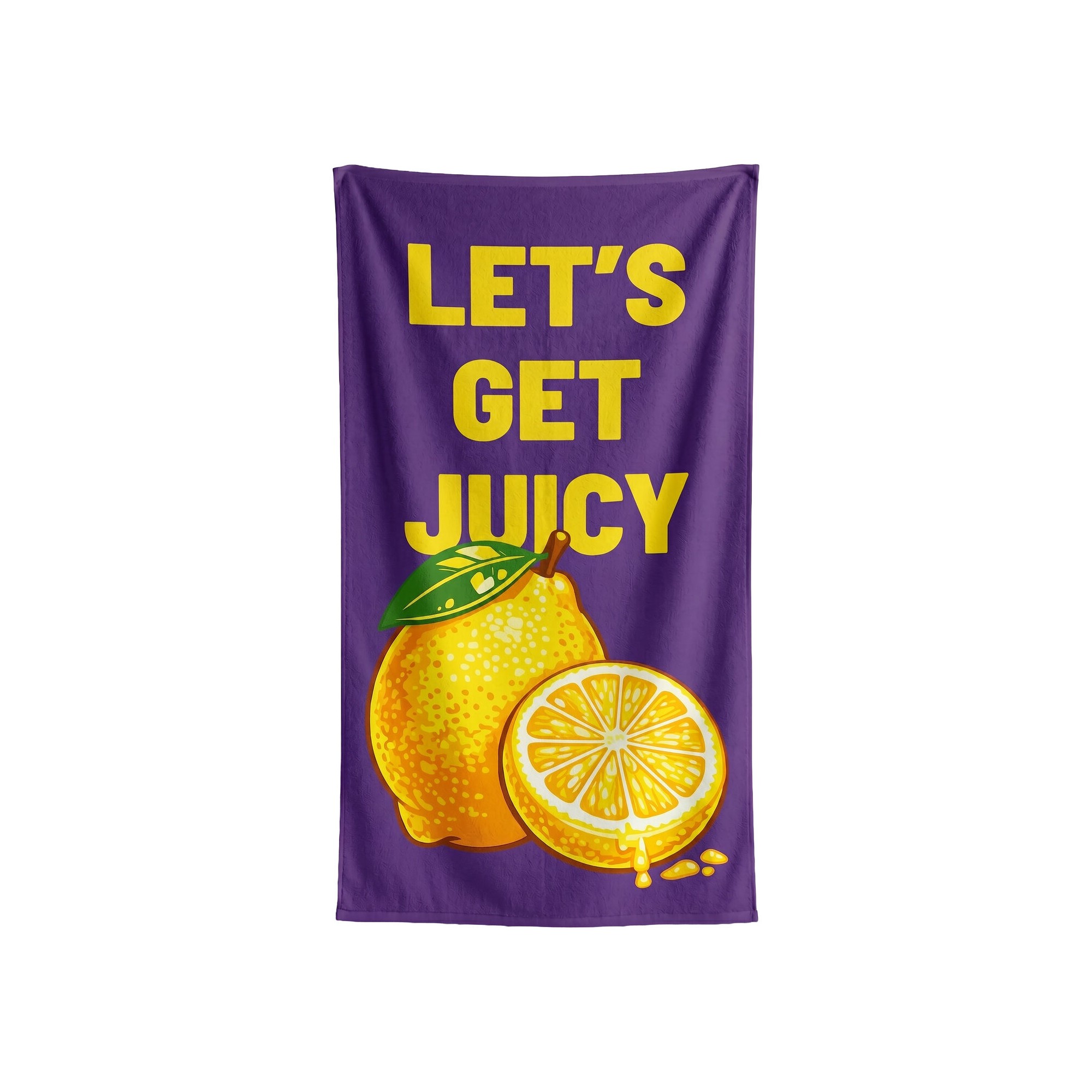 Serviettes de plage Let's Get Juicy 90x170cm set de 2 Kare Design