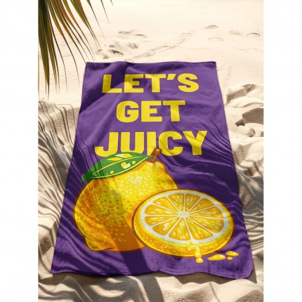 Serviettes de plage Let's Get Juicy 90x170cm set de 2 Kare Design
