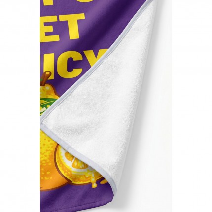 Serviettes de plage Let's Get Juicy 90x170cm set de 2 Kare Design