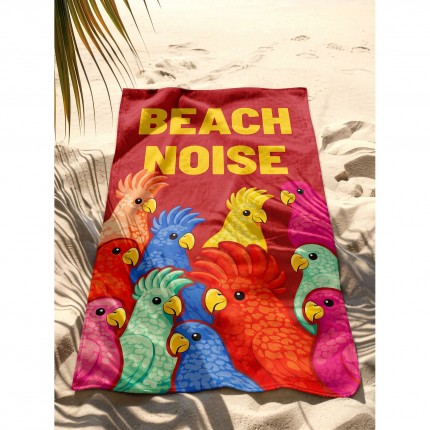 Beach Towel Beach Noise 90x170cm (2/Set) Kare Design