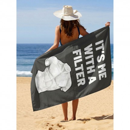 Serviettes de plage It's Me 90x170cm set de 2 Kare Design
