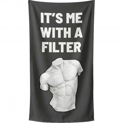 Beach Towel It's Me 90x170cm (2/Set) Kare Design