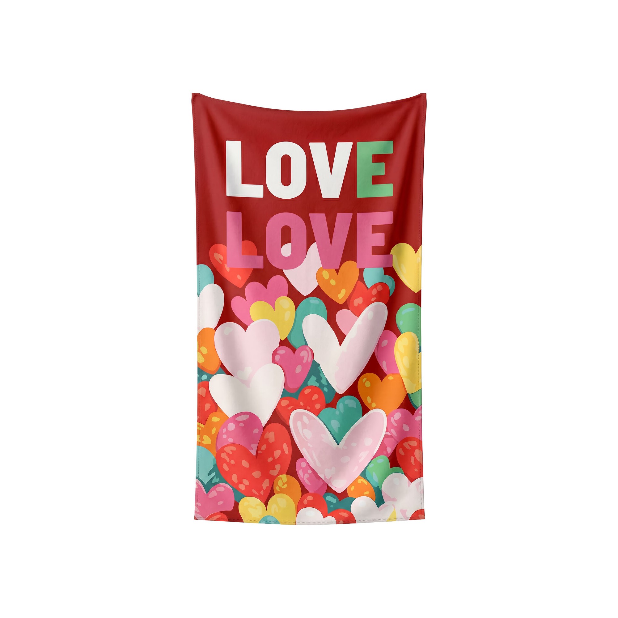Beach Towel Love 90x170cm (2/Set) Kare Design