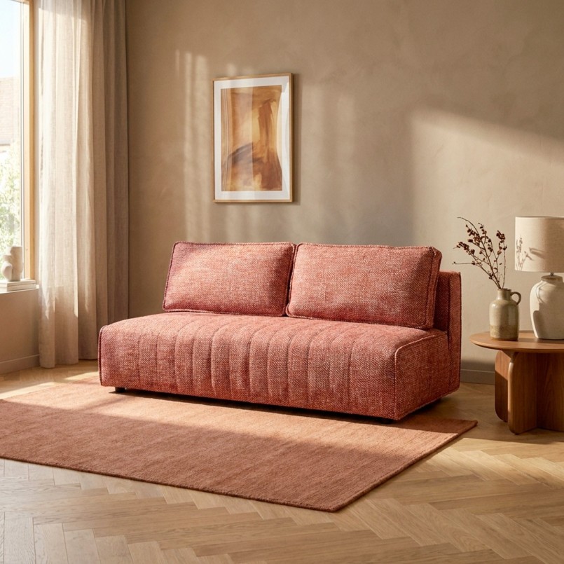 Tapis couleur brique - Boucara - Kare Design