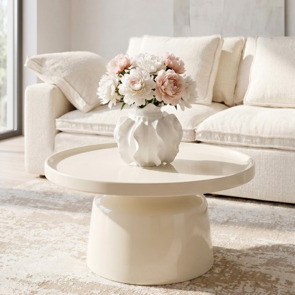 Vase Viento 23cm blanc Kare Design