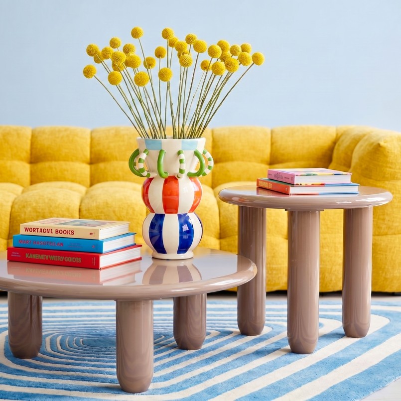 Canapé en tissu jaune - Salamanca - Kare Design