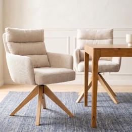 Scandinavian swivel armchair - Bosse - Kare Design