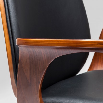 Swivel Office Chair Patron Walnut Kare Design