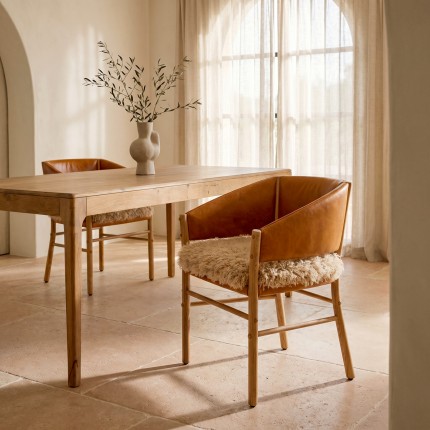 Chair with armrests Halva Kare Design