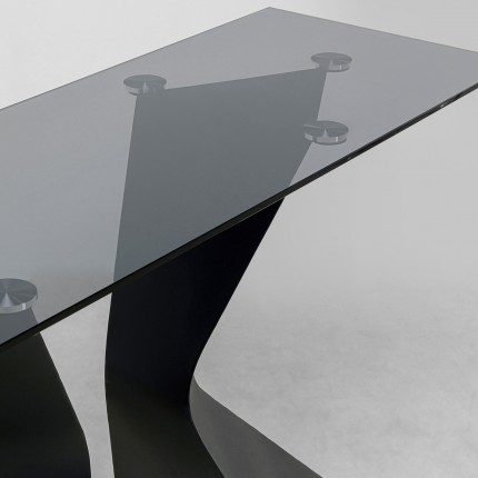 Console Gloria 140x45cm noire Kare Design