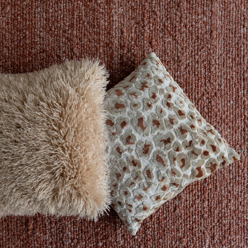 Coussin beige et marron - Goldy Dots - Kare Design