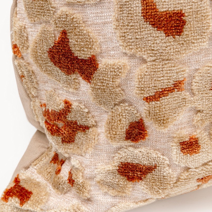 Coussin beige et marron - Goldy Dots - Kare Design