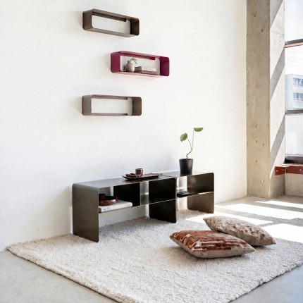 Étagère murale Lounge 58cm violette Kare Design