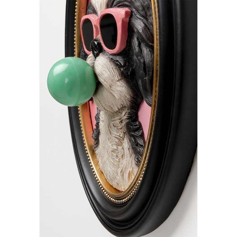 Framed Picture 3D dog bubble gum 23x31cm Kare Design