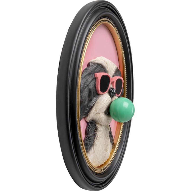 Framed Picture 3D dog bubble gum 23x31cm Kare Design