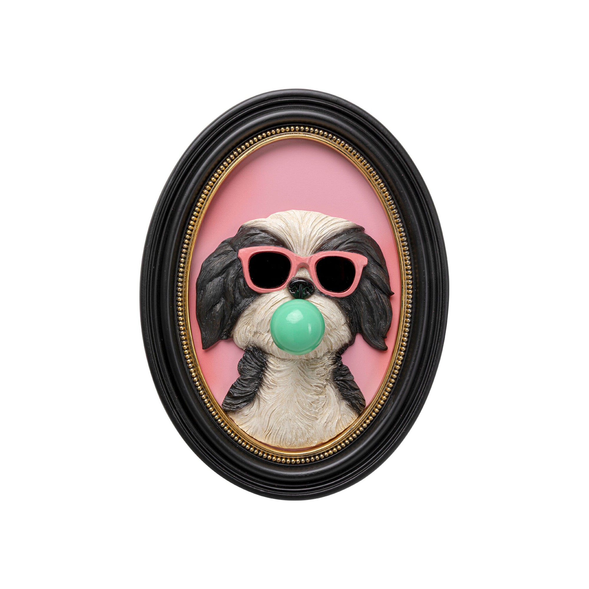 Framed Picture 3D dog bubble gum 23x31cm Kare Design