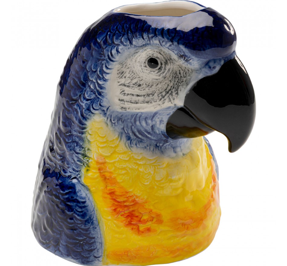 Vase perroquet 19cm Kare Design