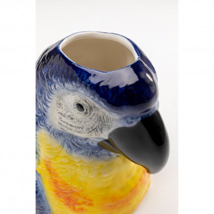 Vase parrot 19cm Kare Design