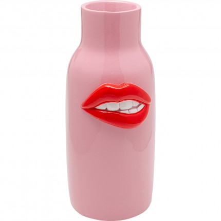 Vase rose bouche rouge 32cm Kare Design