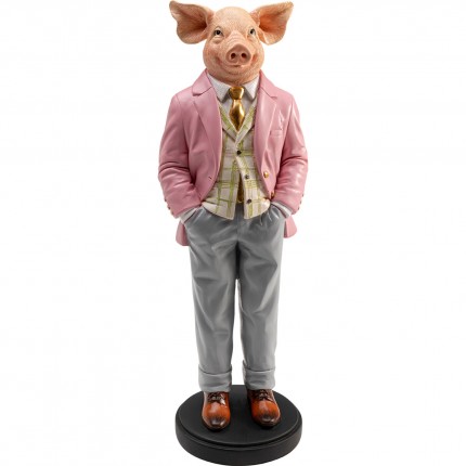 Deco pig gentleman 44cm Kare Design
