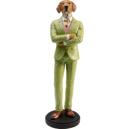 Deco dog gentleman 51cm Kare Design