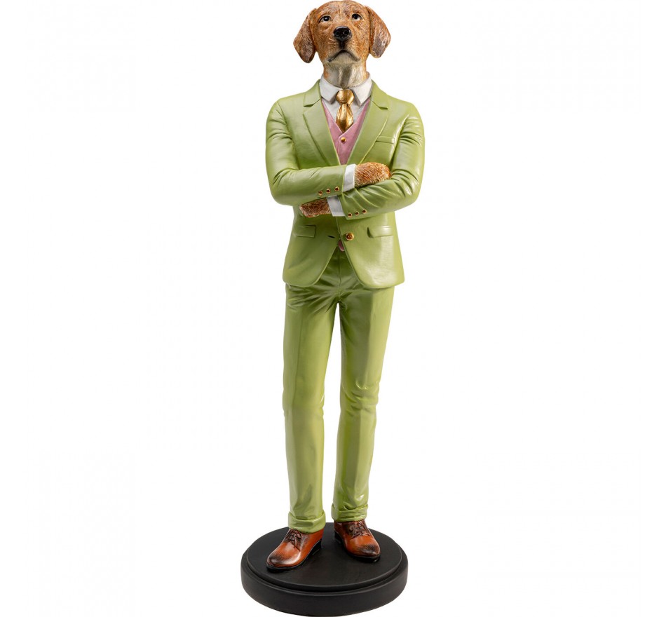 Deco dog gentleman 51cm Kare Design