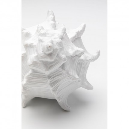Déco coquillage blanc 19cm Kare Design