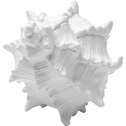 Déco coquillage blanc 19cm Kare Design