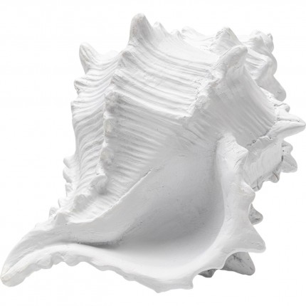 Déco coquillage blanc 19cm Kare Design