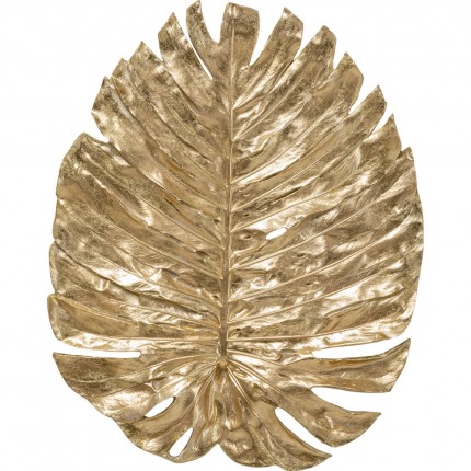 Wall Decoration Monstera leaf gold 83cm Kare Design