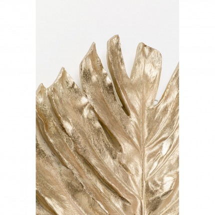 Wall Decoration Monstera leaf gold 83cm Kare Design