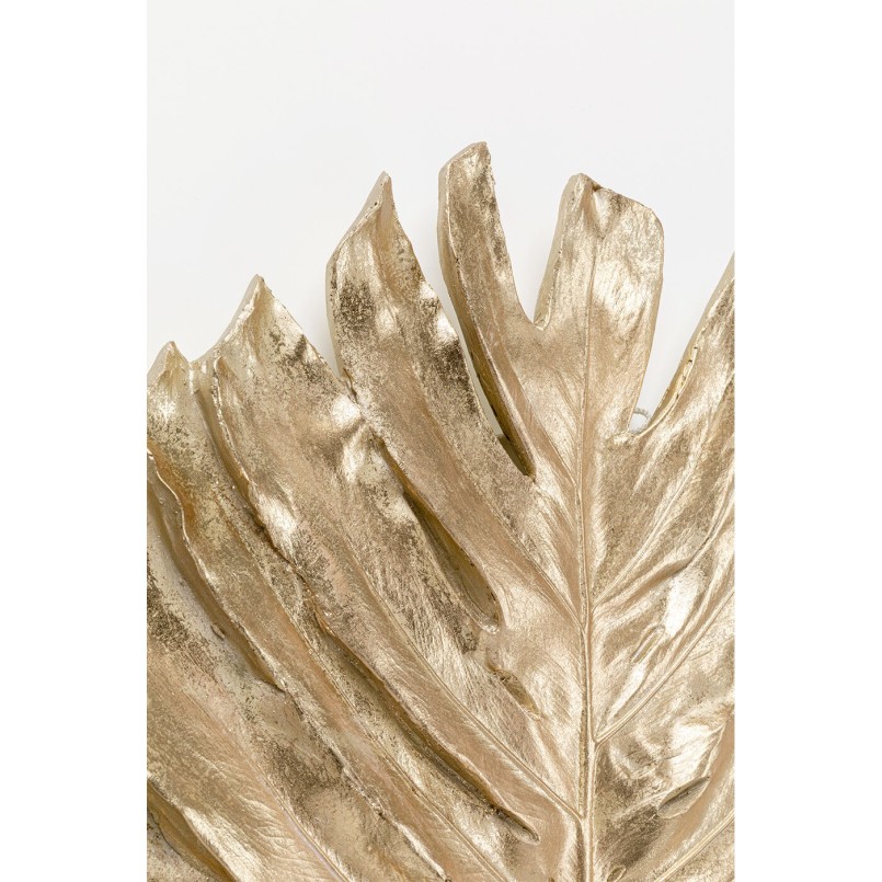 Déco murale feuille de Monstera dorée - Kare Design