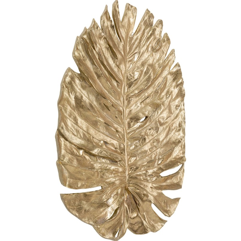 Déco murale feuille de Monstera dorée - Kare Design