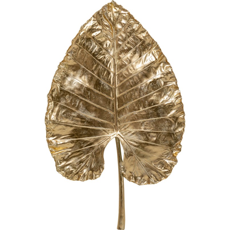 Wall Decoration XL Alocasia leaf gold 140cm Kare Design
