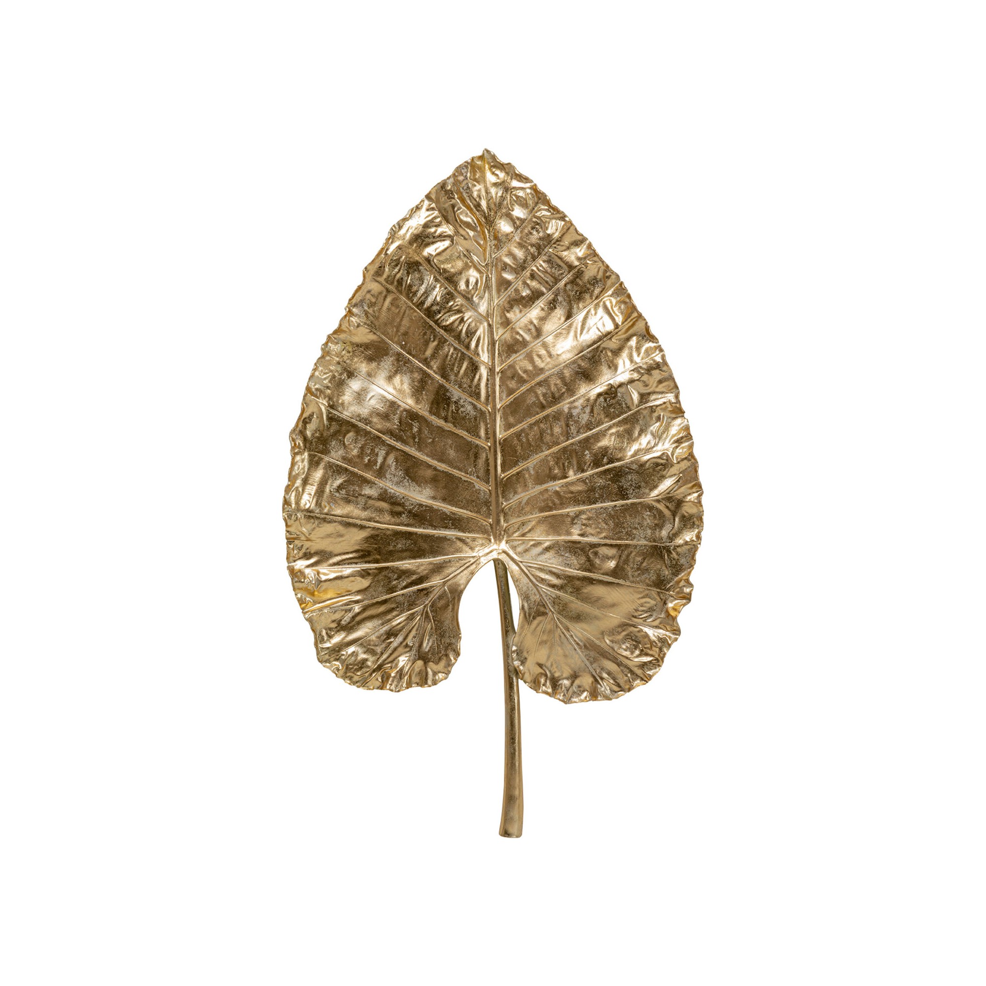 Wall Decoration XL Alocasia leaf gold 140cm Kare Design