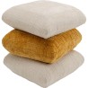 Pouf bicolore imitation pile de coussins - Acapella - Kare Design