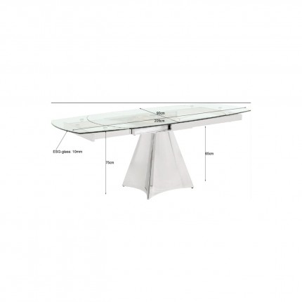Table à rallonges Tempo Kare Design