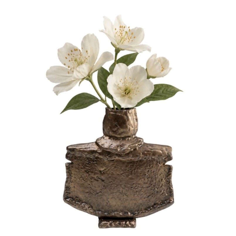 Vase brut en aluminium bronze - Rum - Kare Design