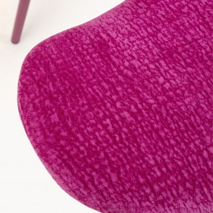 Chaise avec accoudoirs Soft Blossom rose Kare Design