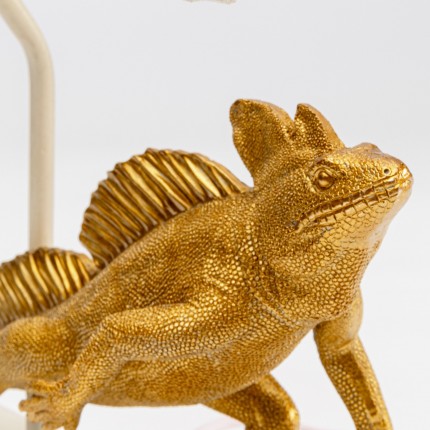 Lampe iguane doré Kare Design