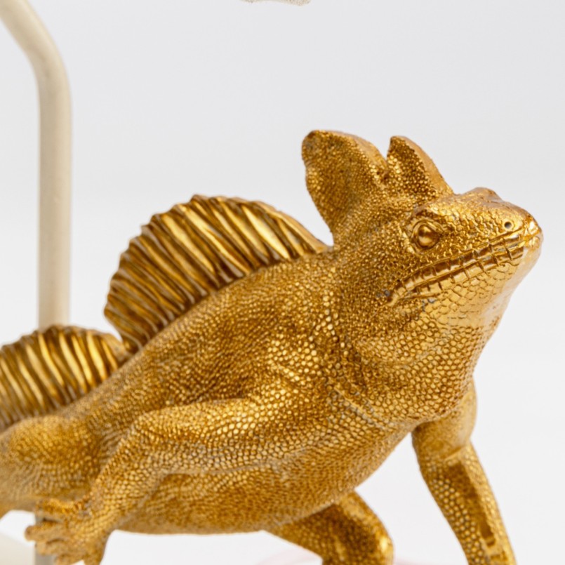 Table lamp gold iguana Kare Design
