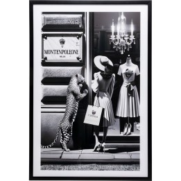 Tableau femme qui fait du shopping - Kare Design