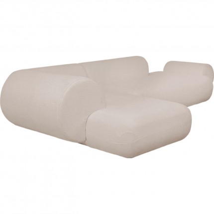 Corner Sofa Soft beige left Kare Design