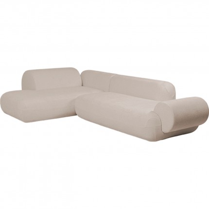 Canapé d'angle Soft beige gauche Kare Design