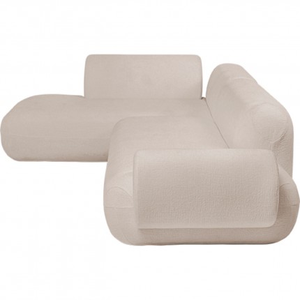 Corner Sofa Soft beige left Kare Design