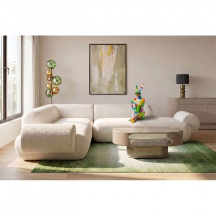 Canapé d'angle Soft beige gauche Kare Design